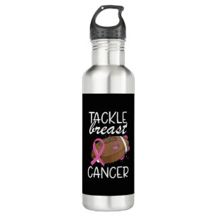 Tackle Cancer Breast Cancer Awareness Ribbon  710 Ml Water Bottle