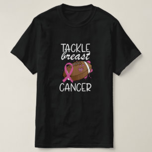 Tackle Cancer Breast Cancer Awareness Ribbon T-Shirt