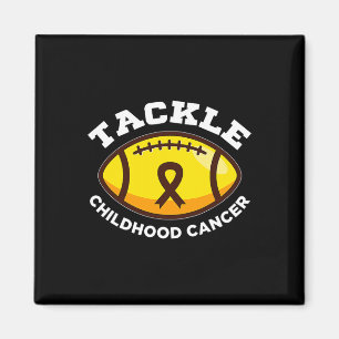 Tackle Childhood Cancer Awareness Survivor Support Magnet
