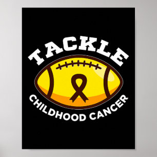 Tackle Childhood Cancer Awareness Survivor Support Poster