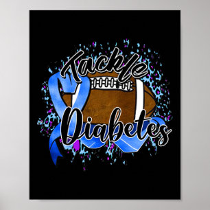 Tackle Diabetes Diabetes Awareness T1d Warrior Poster