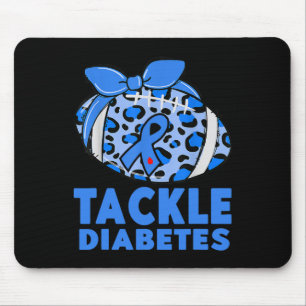 Tackle Diabetic Blue Diabetes Type 1 Awareness War Mouse Pad