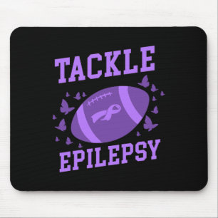 Tackle Epilepsy Football Epilepsy Awareness  Mouse Pad