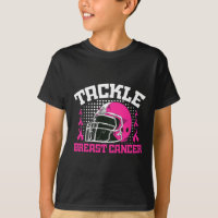 Tackle Football Breast Cancer Awareness Pink Ribbo