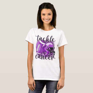 Tackle Hodgkin's Lymphoma Football Themed T-Shirt