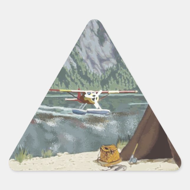 Tackle Kit and Tent Triangle Sticker (Front)