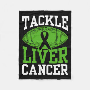 Tackle Liver Cancer Awareness Performance Fleece Blanket