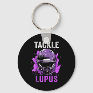 Tackle Lupus May Lupus Awareness Key Ring