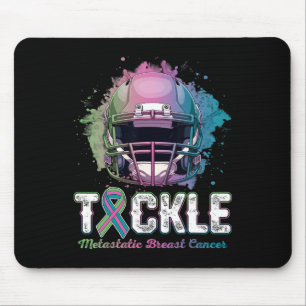 Tackle Metastatic Breast Cancer Awareness Day Foot Mouse Pad