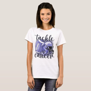 Tackle Oesophageal Cancer Football Themed T-Shirt