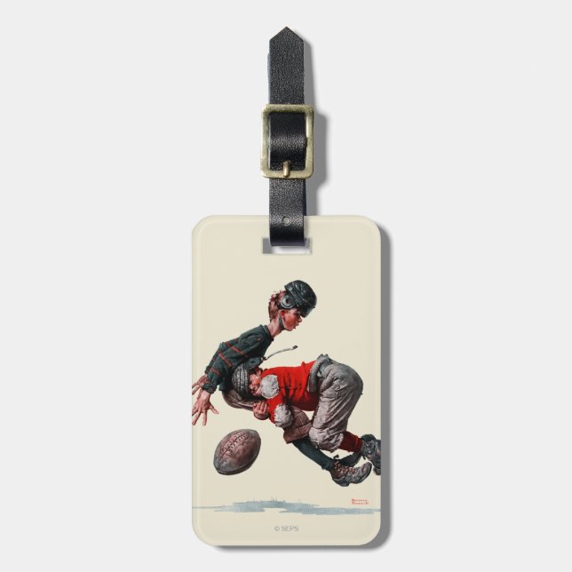 Tackled Luggage Tag (Front Vertical)