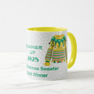 Tacky Christmas Sweater RUNNER UP Contest Winner  Mug