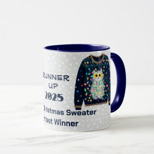 Tacky Christmas Sweater RUNNER UP Contest Winner  Mug