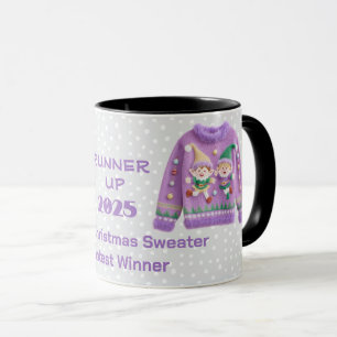 Tacky Christmas Sweater RUNNER UP Contest Winner  Mug