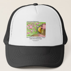 Tacky Pink Flamingos Truckers Cap