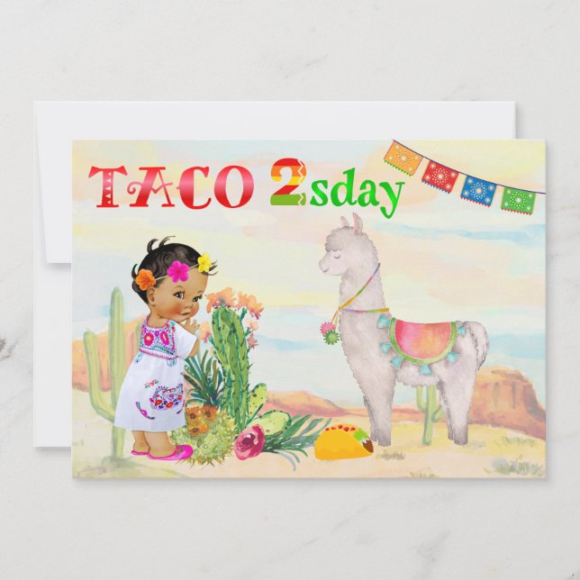 Taco 2sday Birthday Party Invitation (Front)