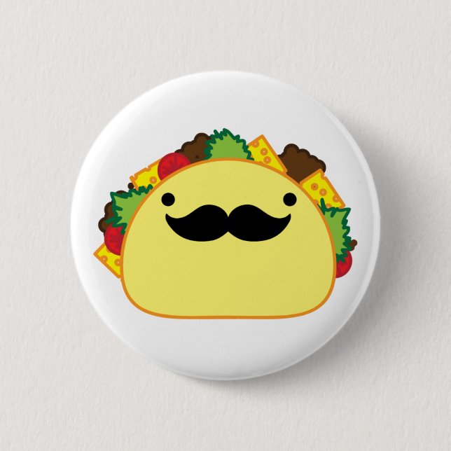 taco 6 cm round badge (Front)