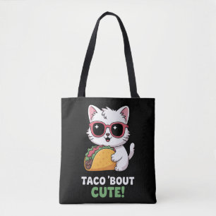 Taco 'About Cute Kitten Tote Bag