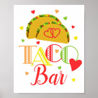 Taco Bar Mexican Fiesta Engagement Shower Party