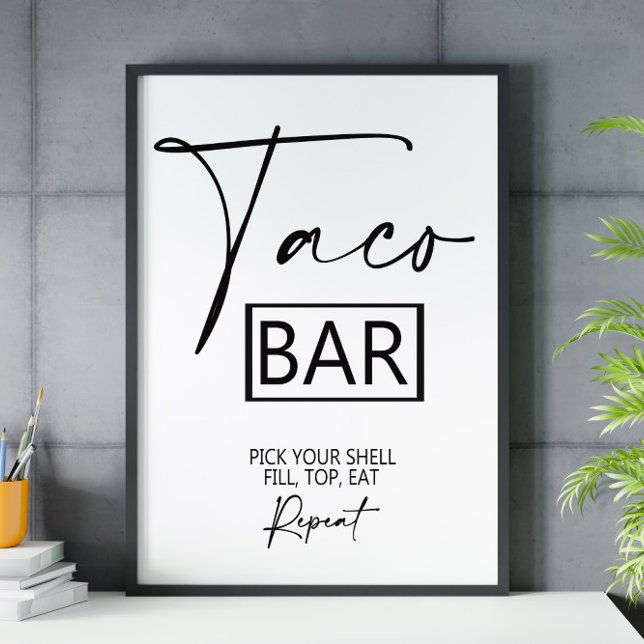 Taco bar wedding sign 8x10 (Creator Uploaded)
