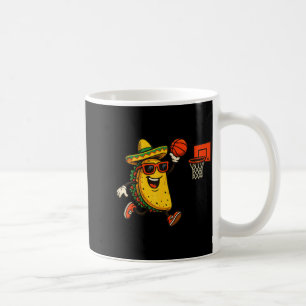 Taco basketball cinco de mayo  coffee mug