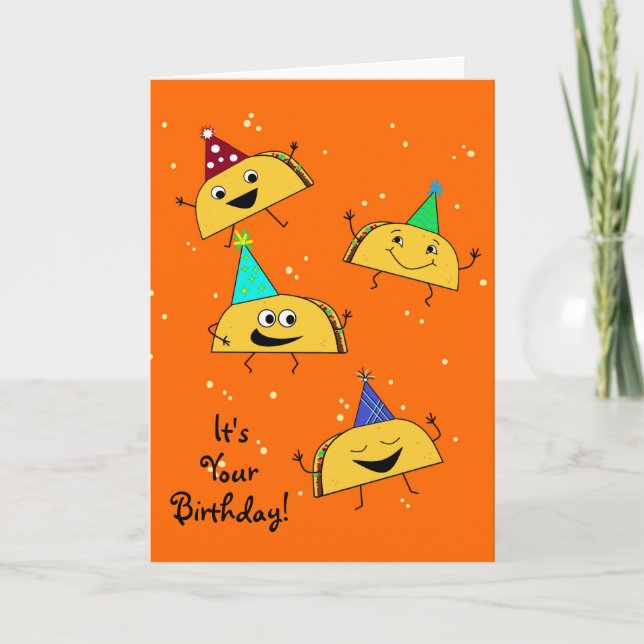 Taco Birthday Card (Front)
