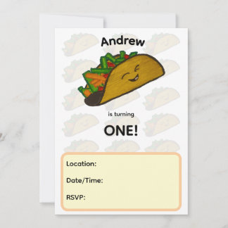 Taco Birthday Party Invitation