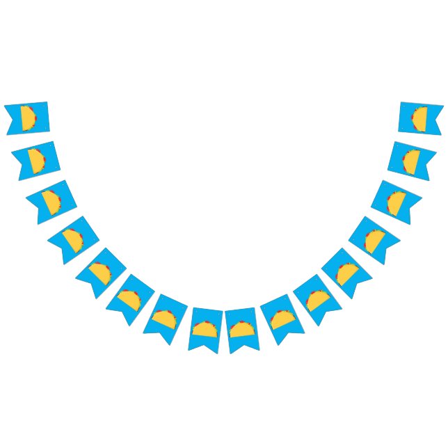 Taco Birthday Party Mexican Food Bunting (All)