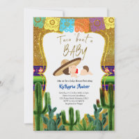 Taco bout a Baby Charro Boy Invitation