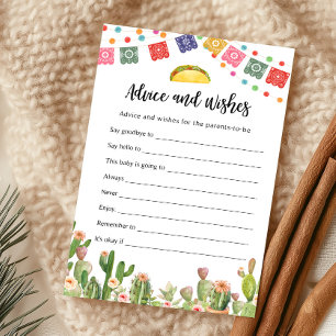 Taco Bout A Baby Fiesta Advice and Wishes Game