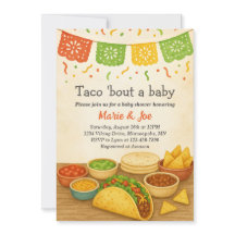 Taco Bout A Baby Fiesta Baby Shower Invitation