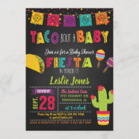 Taco Bout a Baby Fiesta Baby Shower Invitation