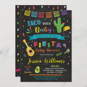 Taco Bout a Baby  Fiesta  Baby Shower Invitations