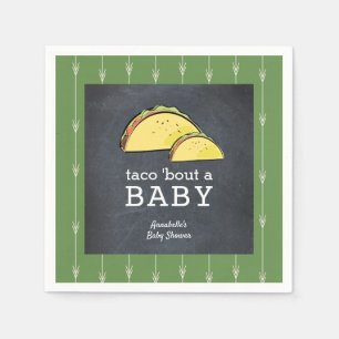 Taco Bout a Baby Fiesta Baby Shower Paper Napkin