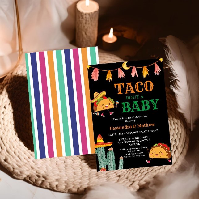 Taco bout a baby  Mexican Baby Shower Invitation (Creator Uploaded)