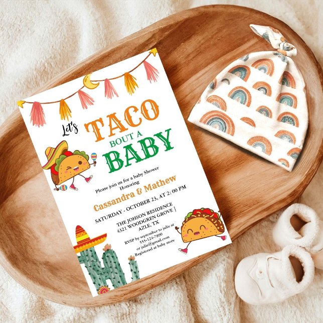 Taco bout a baby  Mexican Baby Shower Invitation (Creator Uploaded)