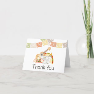 Taco 'Bout A Baby Mexican Baby Shower Thank You Card