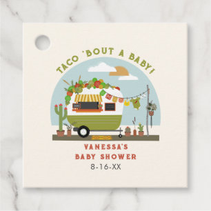 Taco Bout A Baby Neutral Green Baby Shower Favour Tags