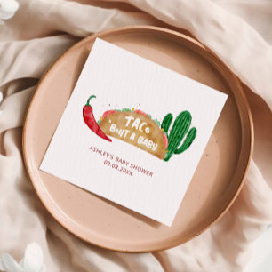 Taco 'Bout a Baby Shower Fiesta Personalised Napkin