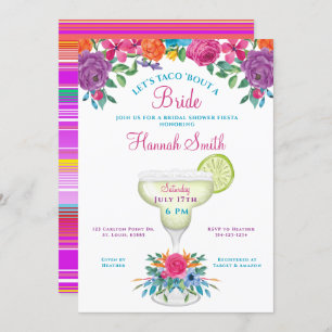 Taco Bout A Bride Bridal Shower Fiesta Invitation
