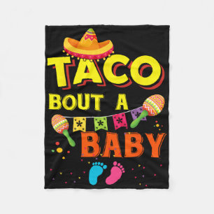 Taco Bout A By Mexican Food Cinco De Mayo Fleece Blanket