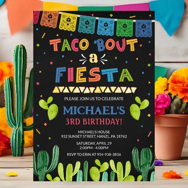 Taco Bout a Fiesta Invitation | Birthday Invite (Creator Uploaded)