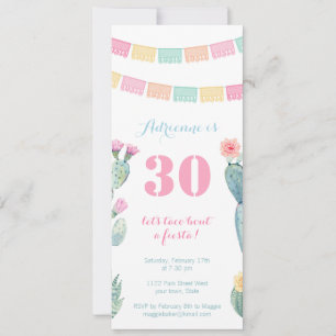 Taco bout a Fiesta Mexican any age birthday party Invitation