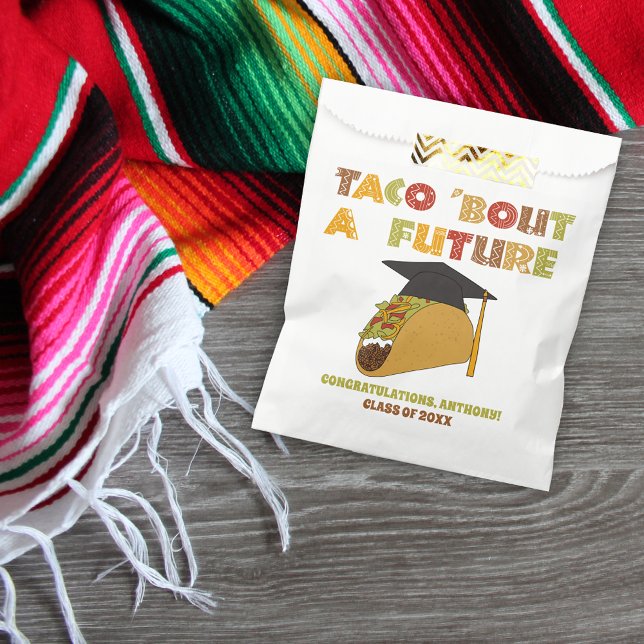 Taco Bout a Future Funny Graduation Party Favour Bag (Creator Uploaded)