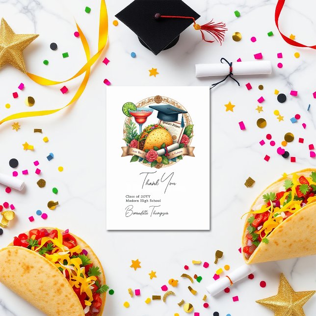 Taco ‘Bout a Future Graduation Thank You Card (Taco ‘Bout a Future Graduation Thank You Card)