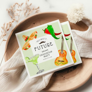 Taco bout a Future' Mexican Graduation Party Napkin