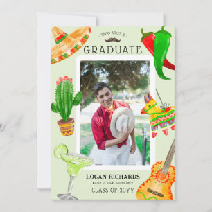 Taco bout a Graduate' Mexican Graduation Announcement