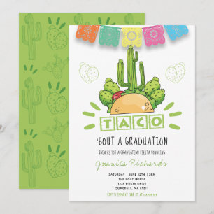 Taco 'Bout A Graduation Fiesta Graduation Invitation