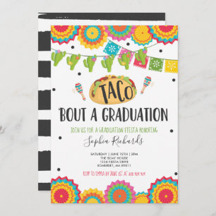 Taco 'Bout A Graduation Fiesta Graduation Party Invitation