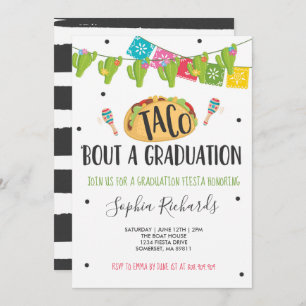 Taco 'Bout A Graduation Fiesta Graduation Party Invitation